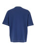 Ami Alexandre Mattiussi Short Sleeves Boxy Fit T-Shirt With Topstitched Ami De Coeur - Blue - Thumbnail 2