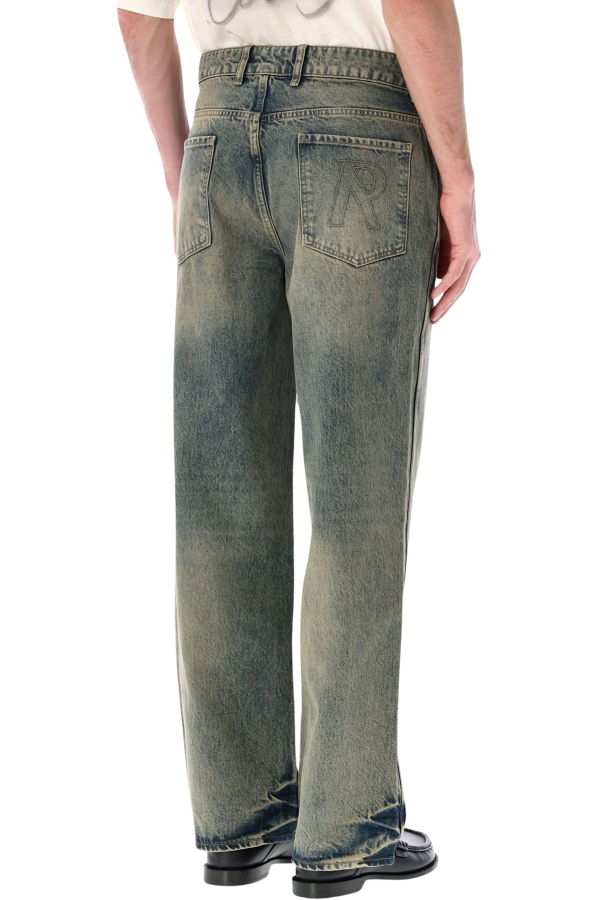 Represent R3 Baggy Denim Jeans - Blue Cream