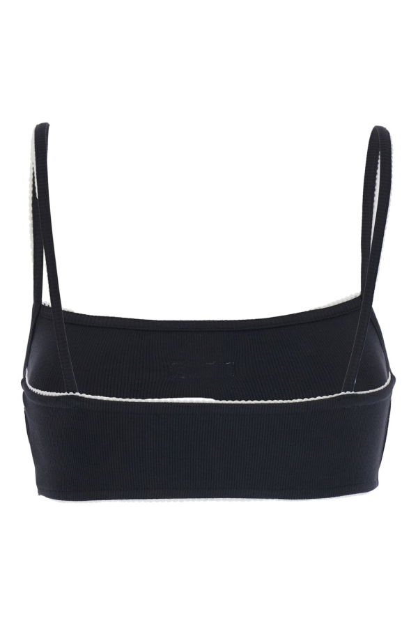 MARINE SERRE Cute 70s Bra - Black