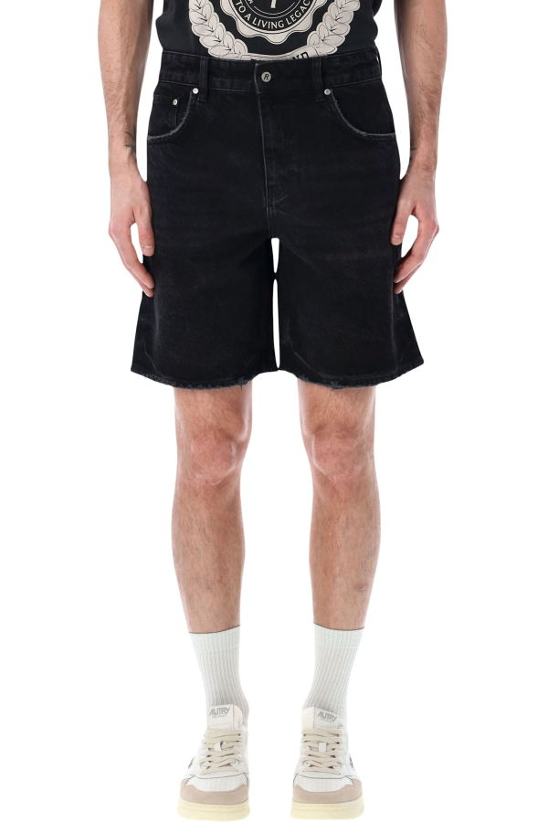 Represent R10t Tailored Denim Shorts - Black