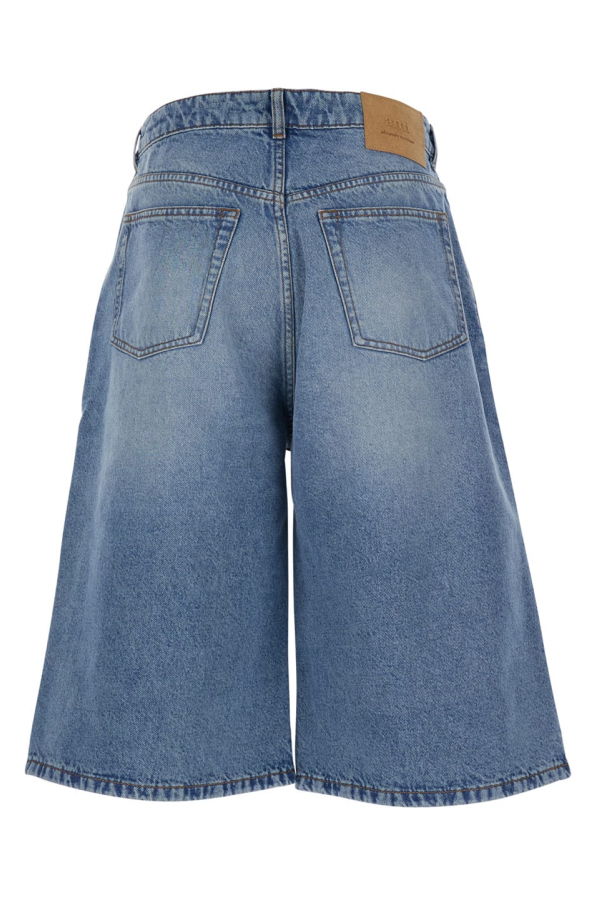 Ami Alexandre Mattiussi Large Fit Bermuda Shorts - Light Blue