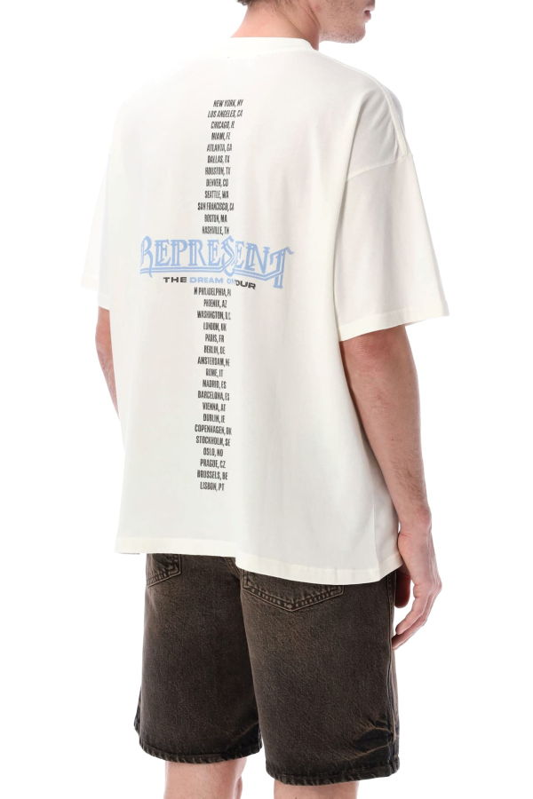Represent Golden Tour T-Shirt - Flat White