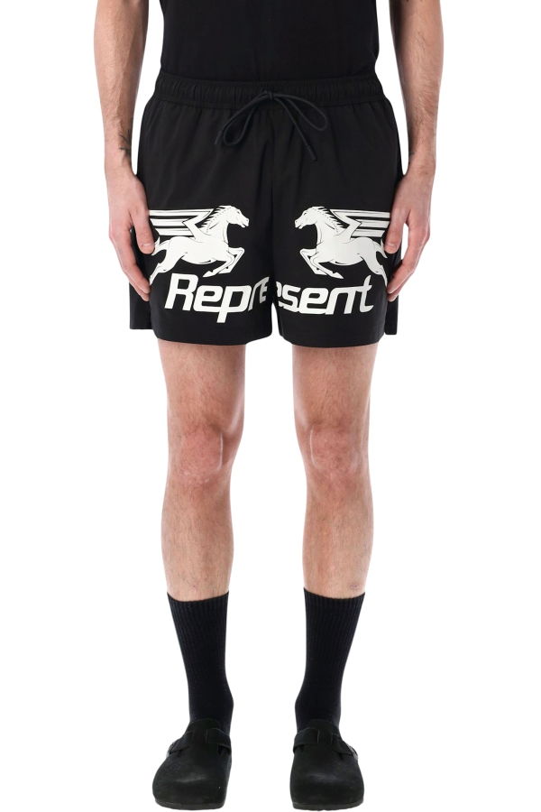 Represent Nothing Faster Swim Short - Jet Black