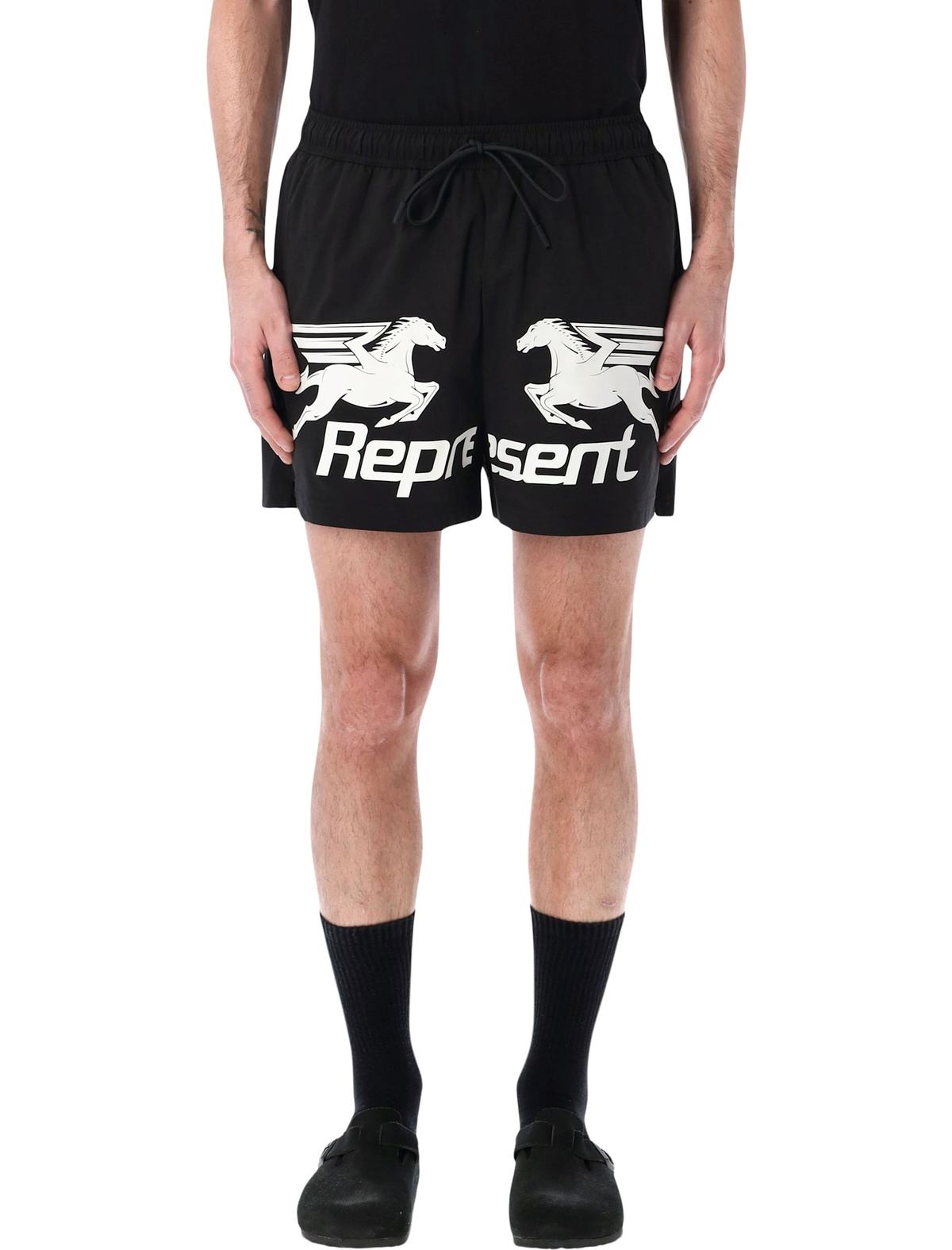 Represent Nothing Faster Swim Short - Jet Black - Image 1 of 3