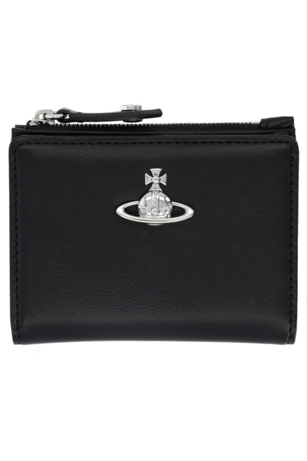 Vivienne Westwood Card Holder With Orb Detail Wallet - Black