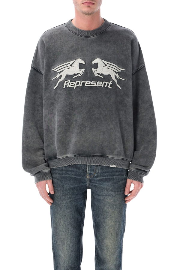 Represent Pegasus Sweatshirt Fleece - Vintage Grey