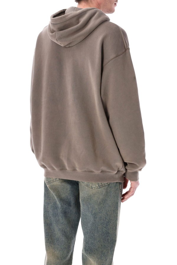 Represent Western Initial Hoodie - Dusty Brown