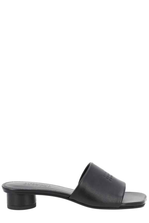 MM6 Maison Margiela Sandal With Logo Sandals - Black