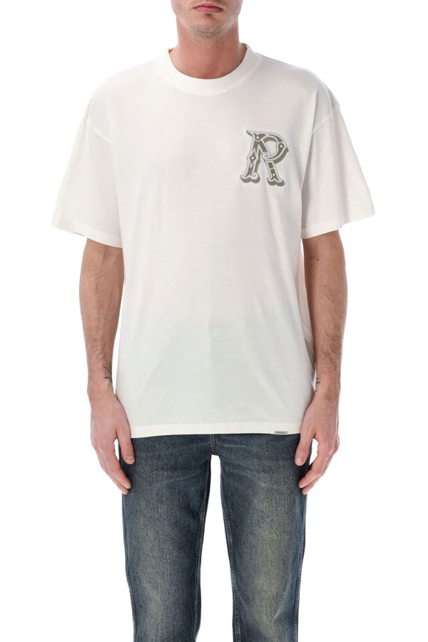 Represent Western Initial T-Shirt - Flat White