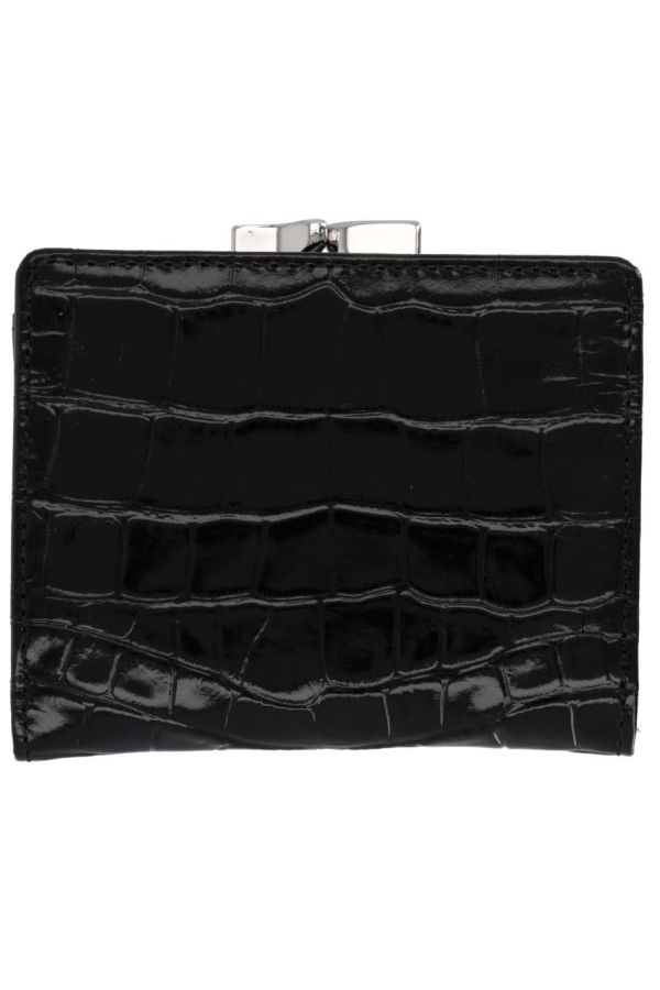 Vivienne Westwood Small Frame Portfolio Wallet - Black