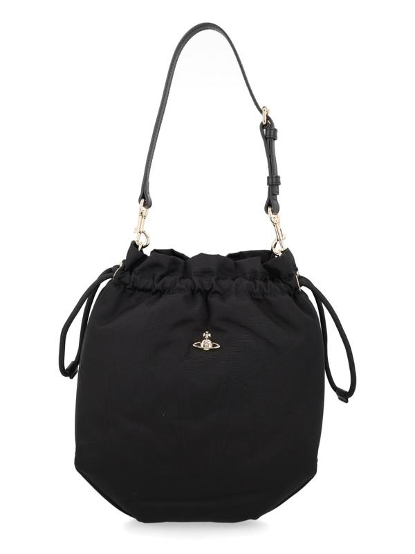 Vivienne Westwood Bag With Orb Detail Tote - Black