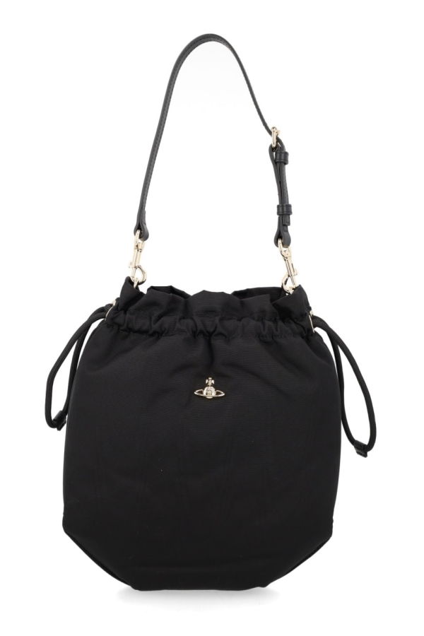 Vivienne Westwood Bag With Orb Detail Tote - Black
