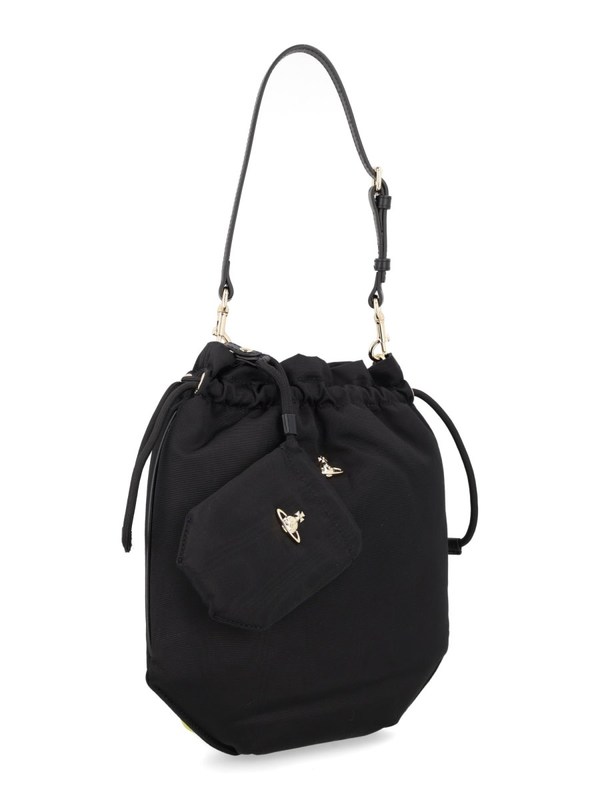 Vivienne Westwood Bag With Orb Detail Tote - Black