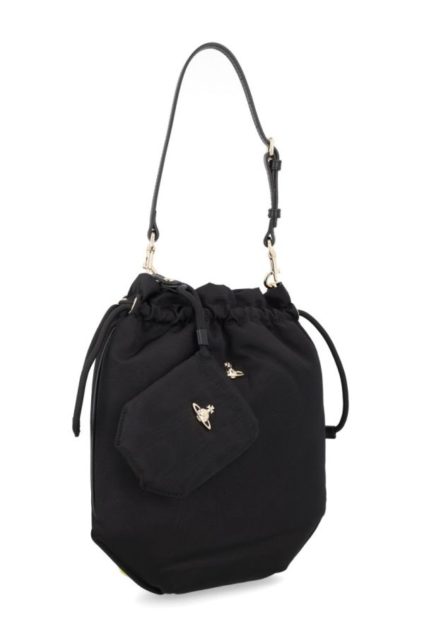 Vivienne Westwood Bag With Orb Detail Tote - Black