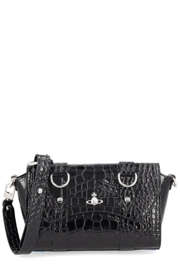 Vivienne Westwood Kimmy Shoulder Bag - Black