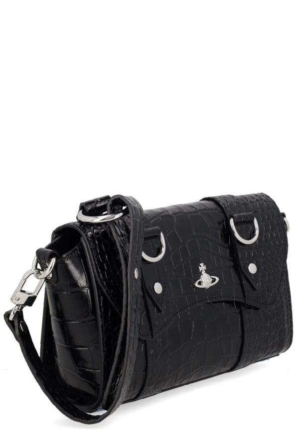 Vivienne Westwood Kimmy Shoulder Bag - Black