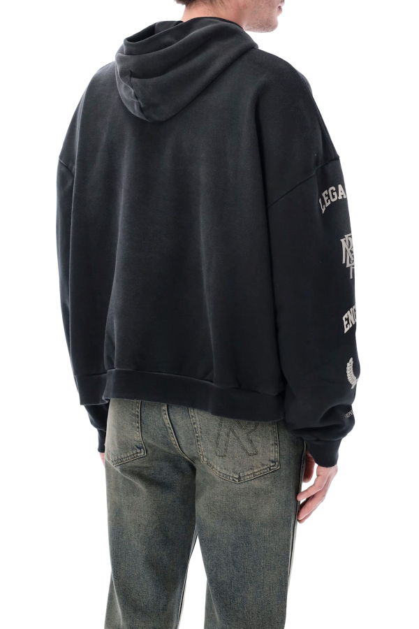 Represent Legacy Crest Hoodie - Stained Black
