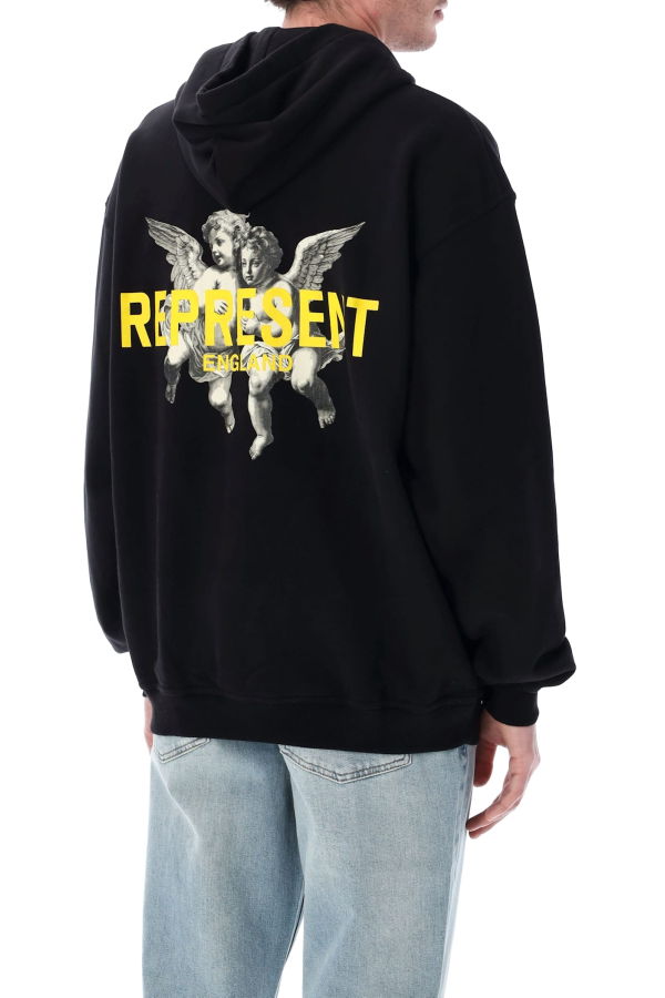 Represent Legacy Cherubs Hoodie - Jet Black