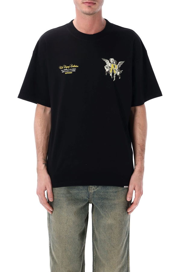 Represent Legacy Cherubs T-Shirt - Jet Black