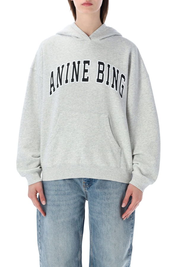 Anine Bing Harvey Hoodie - Grey Melange