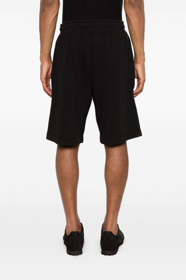 C.P. Company Cotton Jogging Bermuda Shorts - Black
