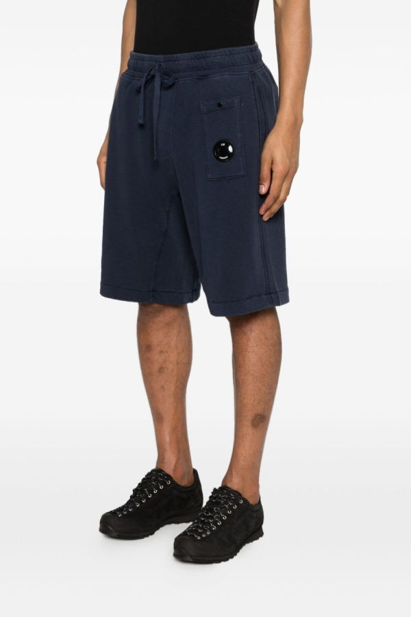 C.P. Company Cotton Jogging Bermuda Shorts - Blue