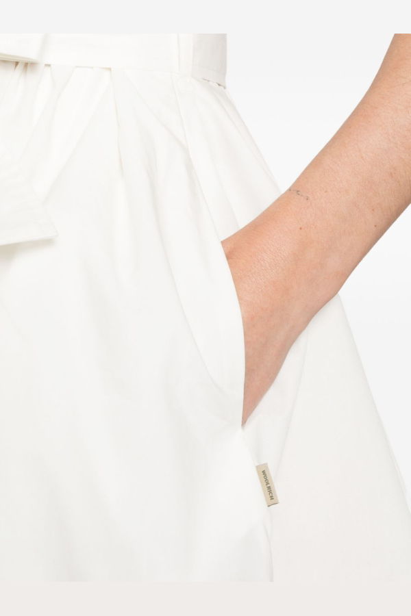 Woolrich Cotton Short Dress - White