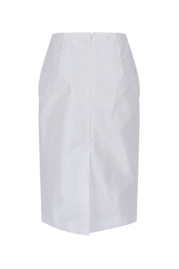 Jil Sander Midi Skirt - White