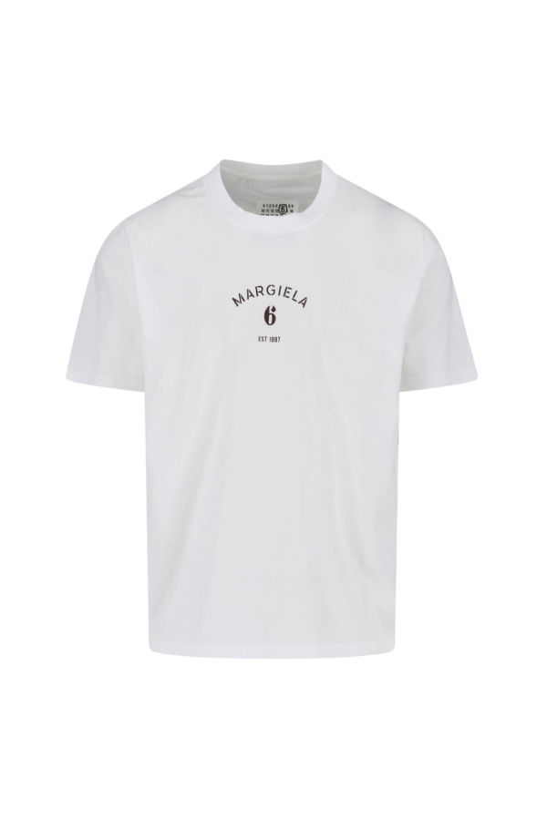 MM6 Maison Margiela Logo T-Shirt - White