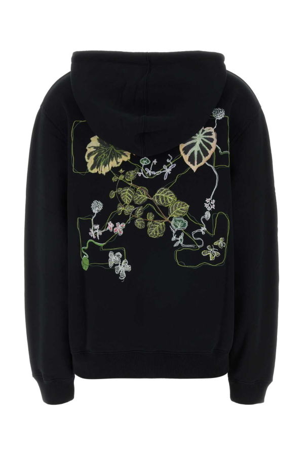 Off-White Black Cotton Sweatshirt - Blackbeech