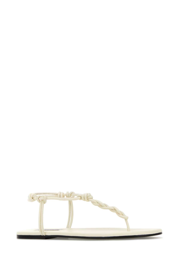 Jil Sander Tangle Sandals - Eggshell