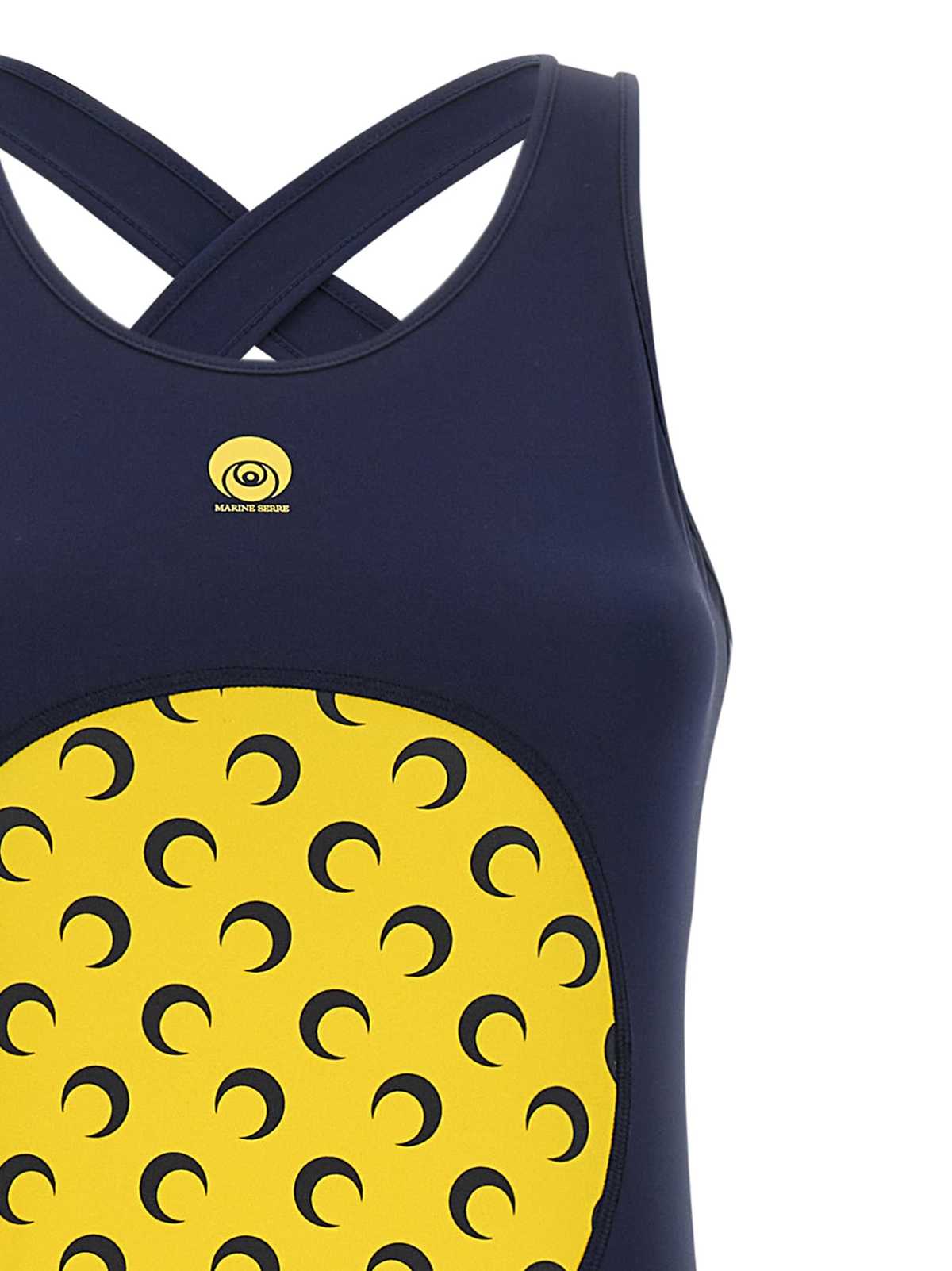 MARINE SERRE Athleisure Catsuit - Blue - Image 3 of 4