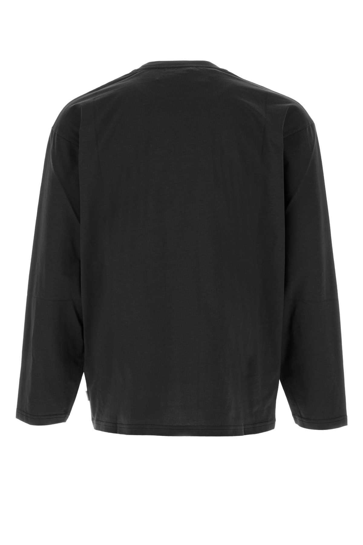 Jil Sander Slate Cotton T-Shirt - Black - Image 2 of 2
