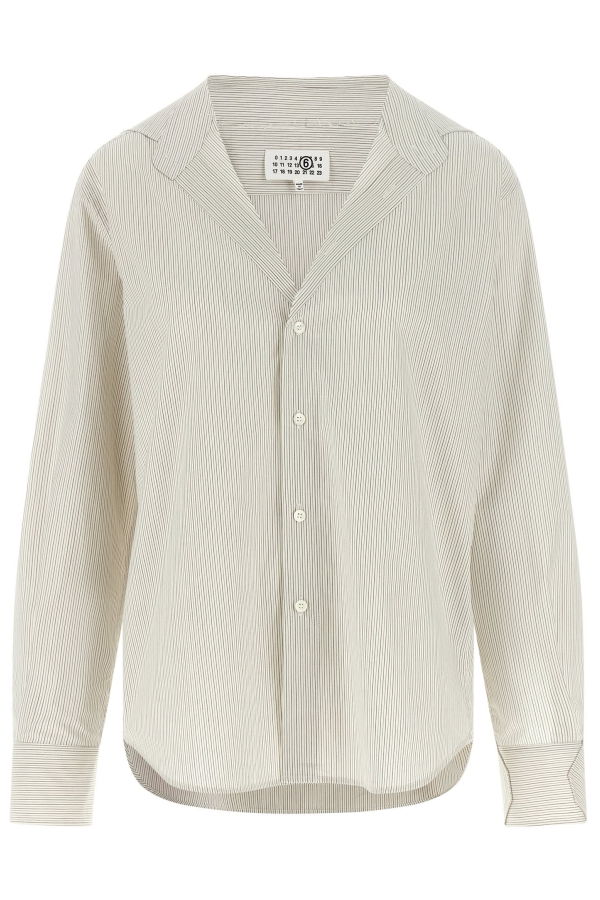 MM6 Maison Margiela Trompe Loeil Collar Shirt - Gray