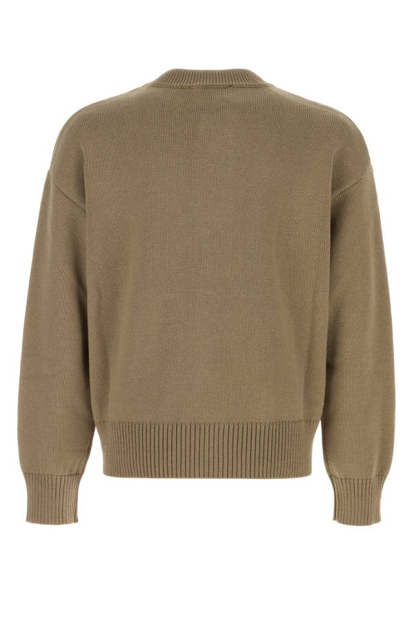 Ami Alexandre Mattiussi Cappuccino Wool Blend Cardigan