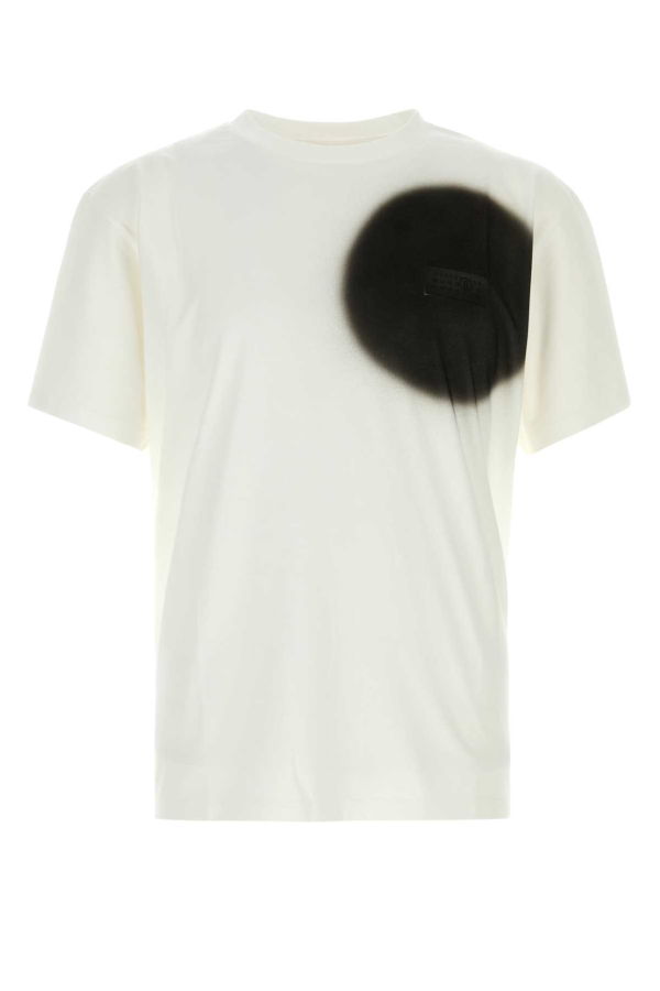 MM6 Maison Margiela White Cotton T-Shirt - Offwhite