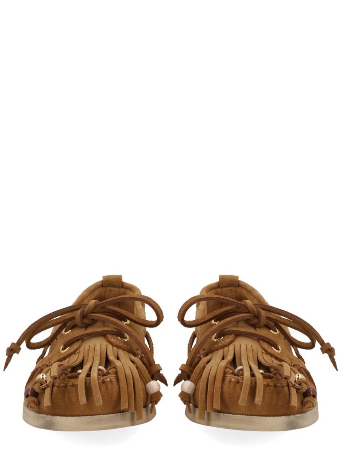 Golden Goose Moccasin Cruise With Bangs Flats - Brown - Image 3 of 5