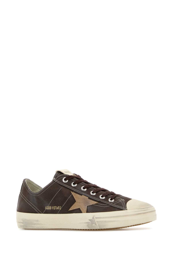 Golden Goose V-Star 2 Sneakers - Brown Tobacco