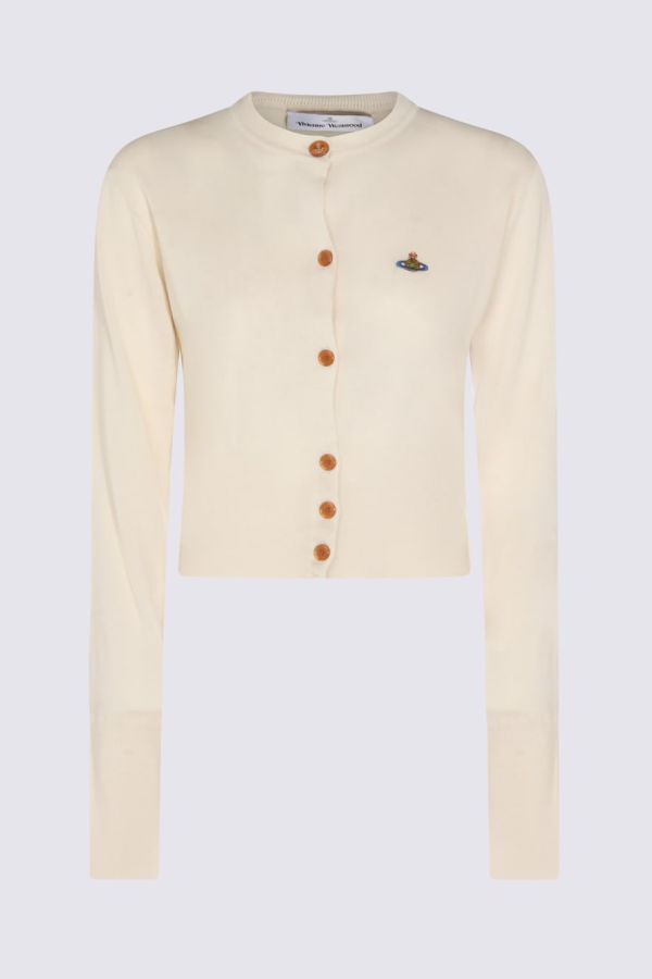 Vivienne Westwood Cotton Knitwear Sweater - White