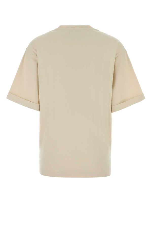 Woolrich Oversize Cotton T-Shirt - MILKCREAM