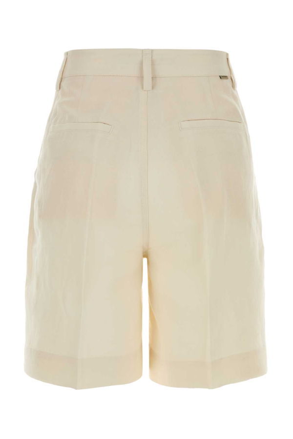 Woolrich Ivory Lyocell Blend Bermuda Shorts - Milkcream