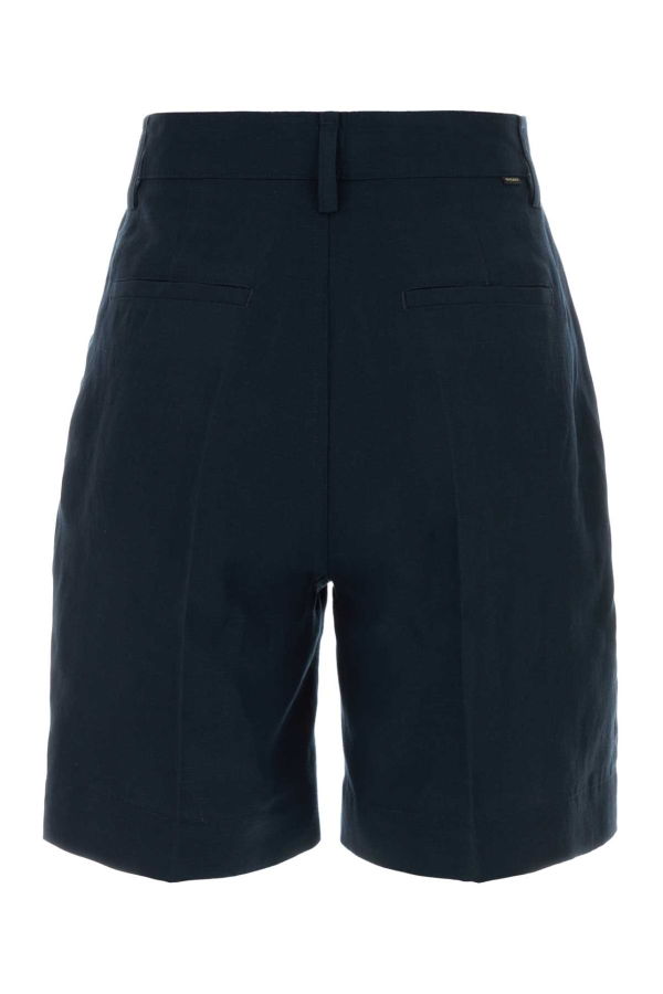 Woolrich Navy Blue Lyocell Blend Bermuda Shorts