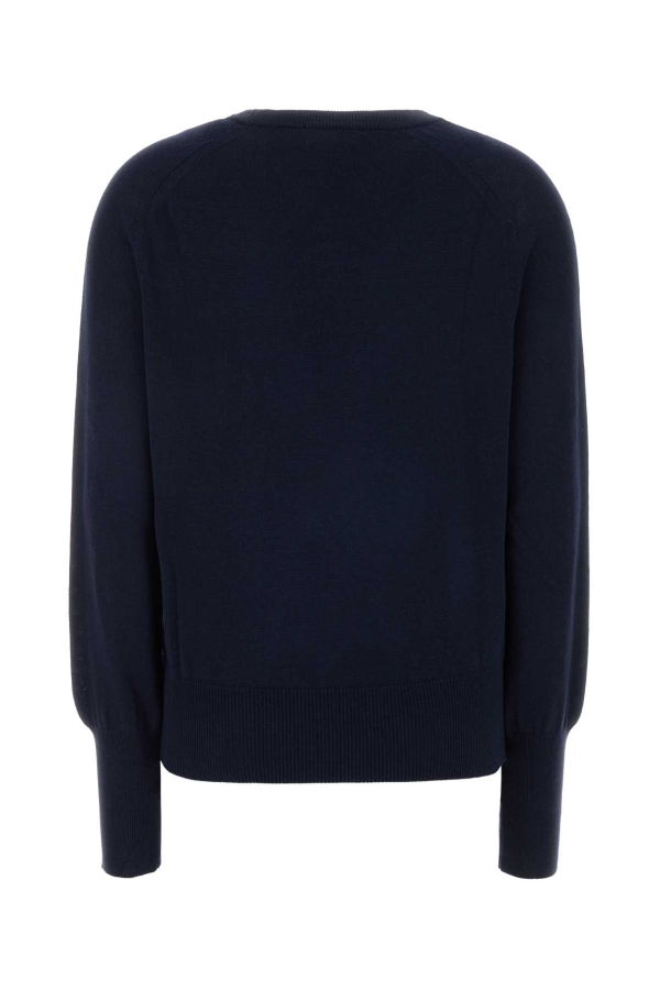 Woolrich Dark Blue Cotton and Modal Sweater - Dark Blue
