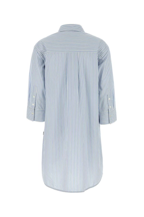 Woolrich Embroidered Poplin Shirt Dress - BIANCOBLU
