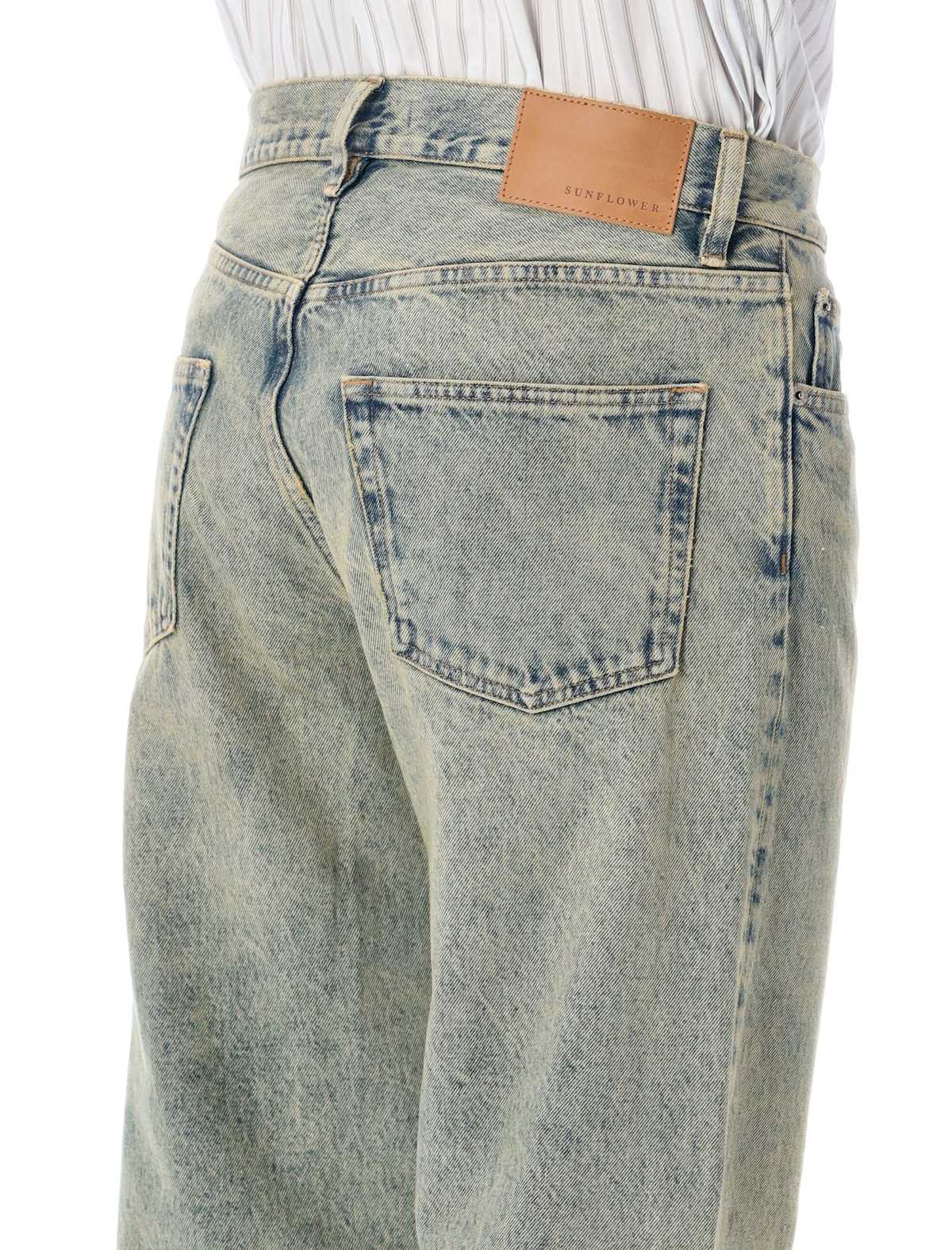 Sunflower 753 Loose Fit Organic Denim Jeans - Lt Vintage Dust - Image 3 of 3