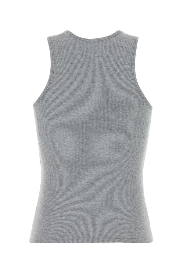 Vivienne Westwood 90s Stretch Cotton Tank Top - Grey Melange