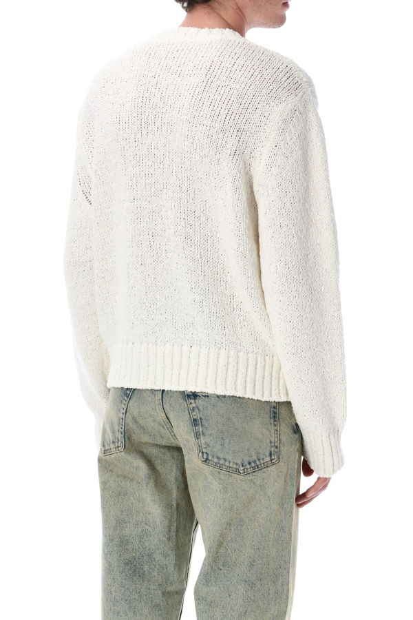 Sunflower Frederik Organic Cotton Crewneck Sweater - White
