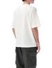 C.P. Company Light Fleece Short Sleeve Sweatshirt - Gauze White - Thumbnail 2