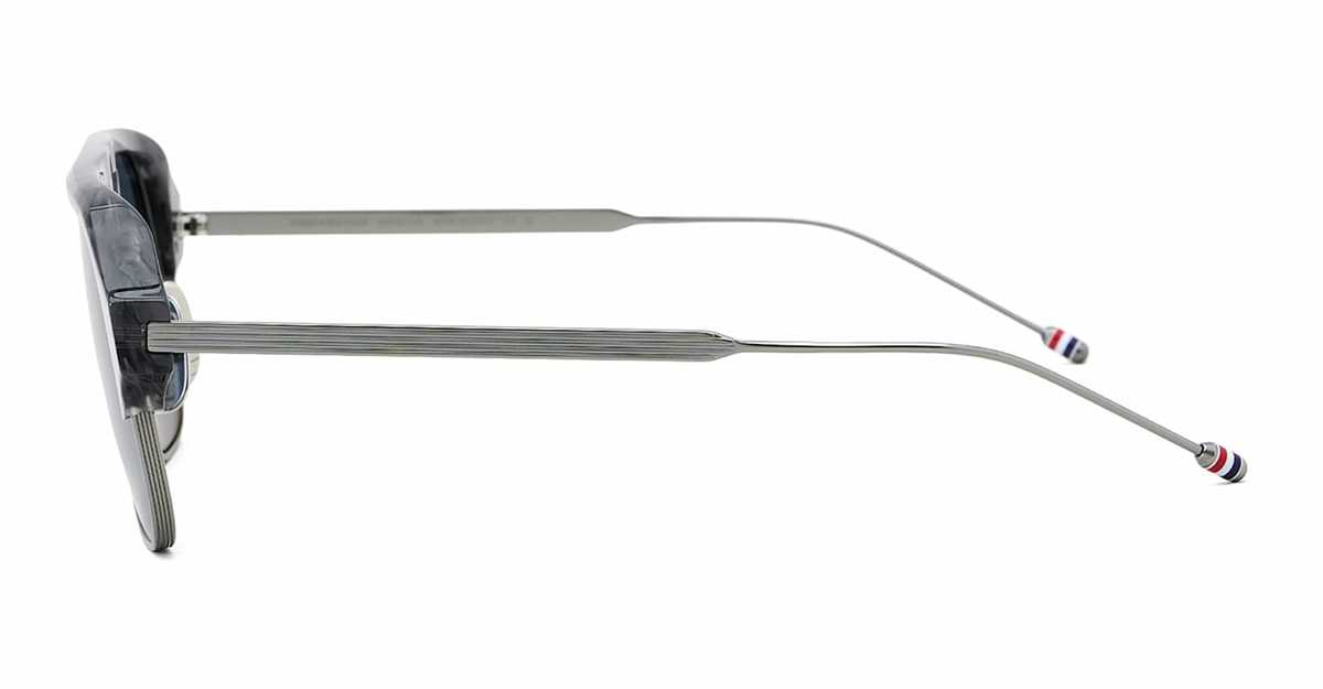 Thom Browne Pilot Sunglasses - Grey/Havana - Image 3 of 3