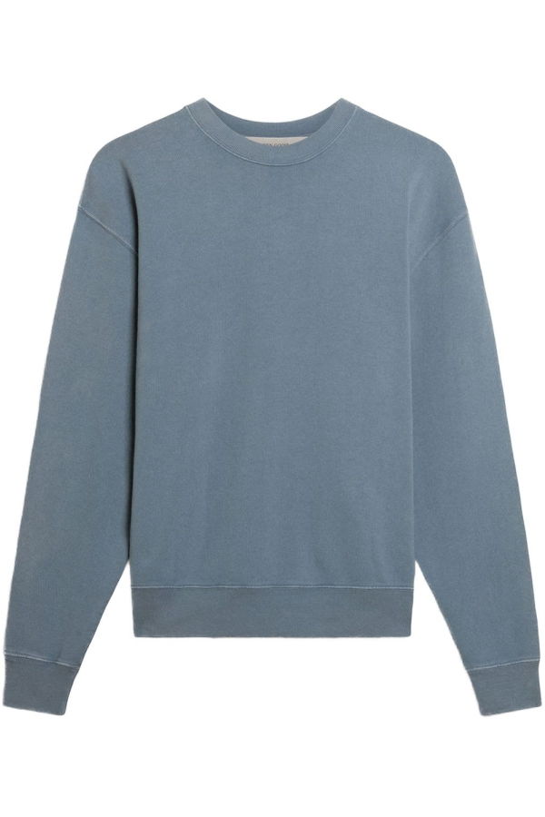 Golden Goose Cotton Crewneck Sweatshirt - Clear Blue